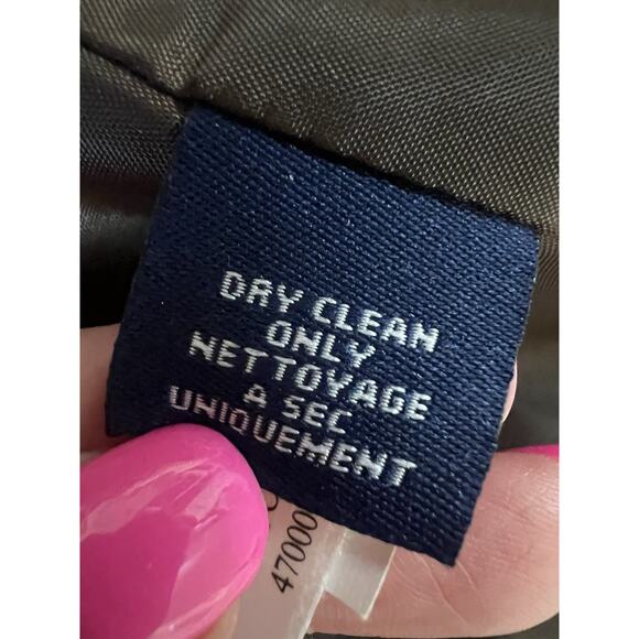 CHAPS Vintage Herringbone Wool Blend Equestrian Blazer Jacket - Picture 10 of 13